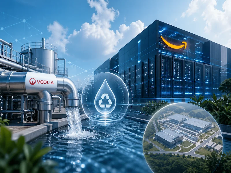 Amazon, Veolia deploy reclaimed water to cool Mississippi data centre