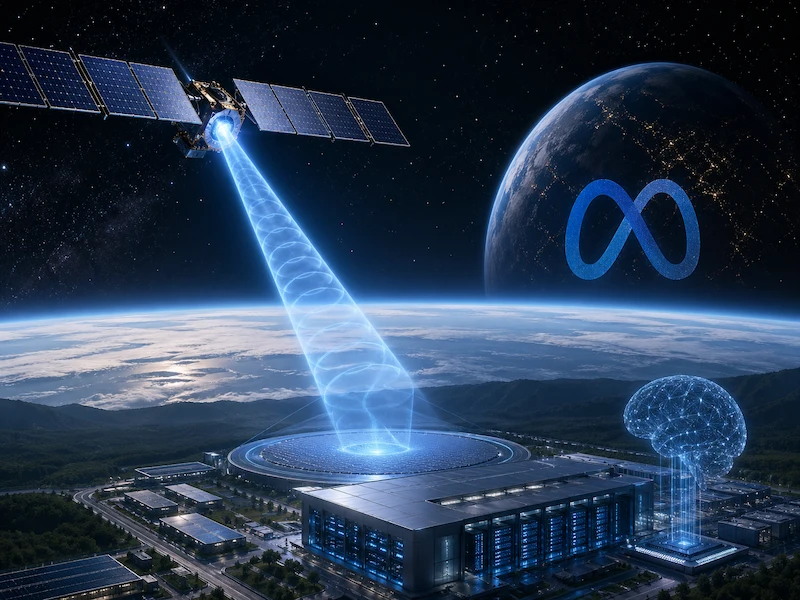 Meta Locks Space Solar for AI Power