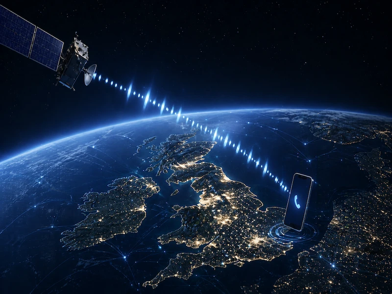 O2 Satellite D2D usage in UK remains highly intermittent