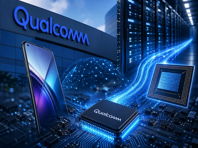 Qualcomm rises on smartphone rebound hopes with data-centre chip push
