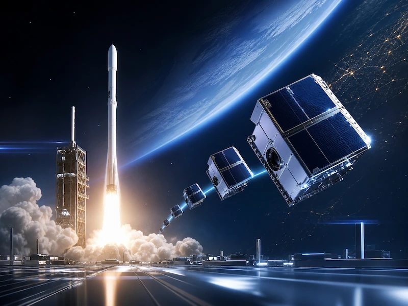 Foxconn launches PEARL satellites via Falcon 9