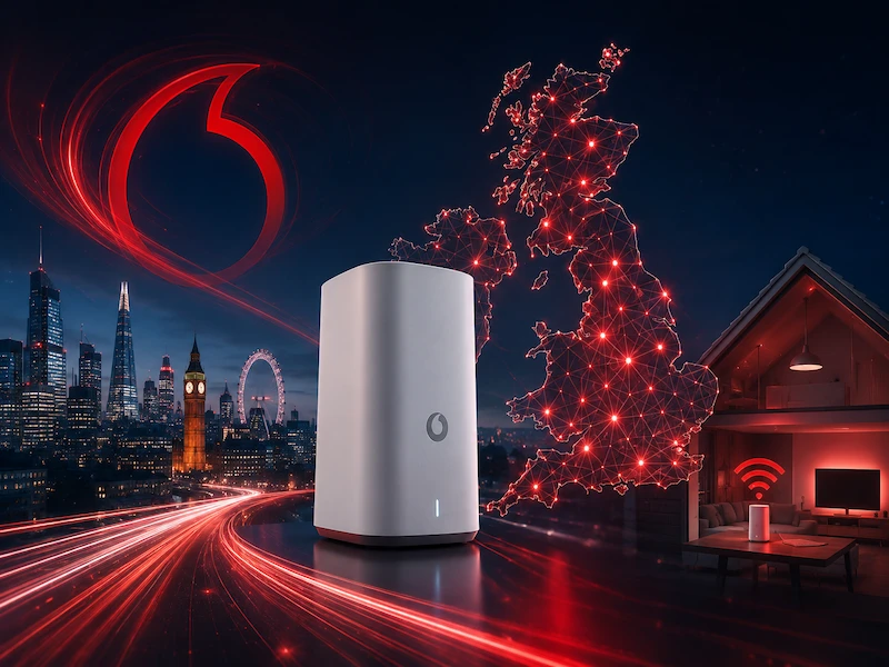 Vodafone launches UK 5G FWA broadband service