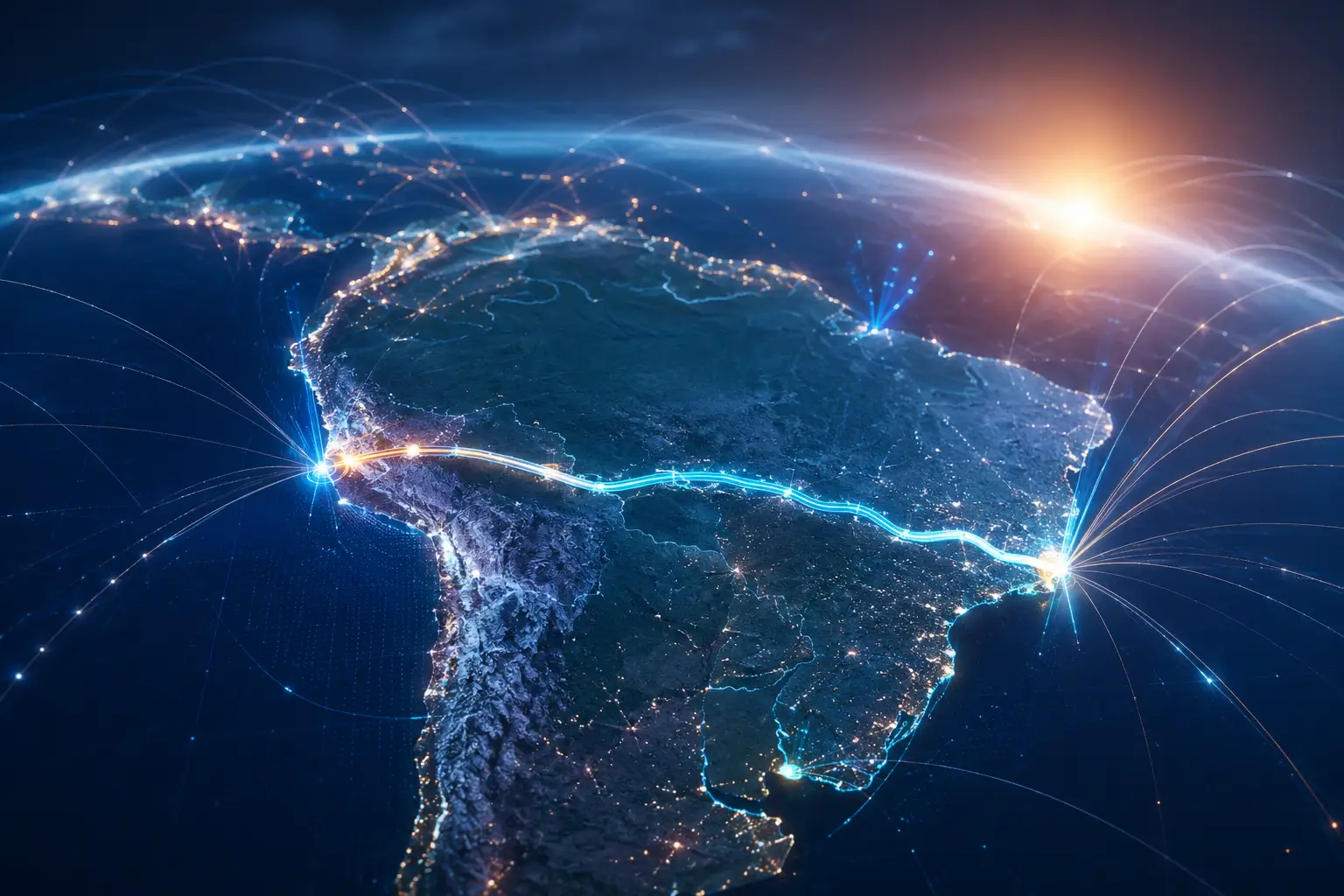 Sparkle and Entel Bolivia launch South American Fibre Route