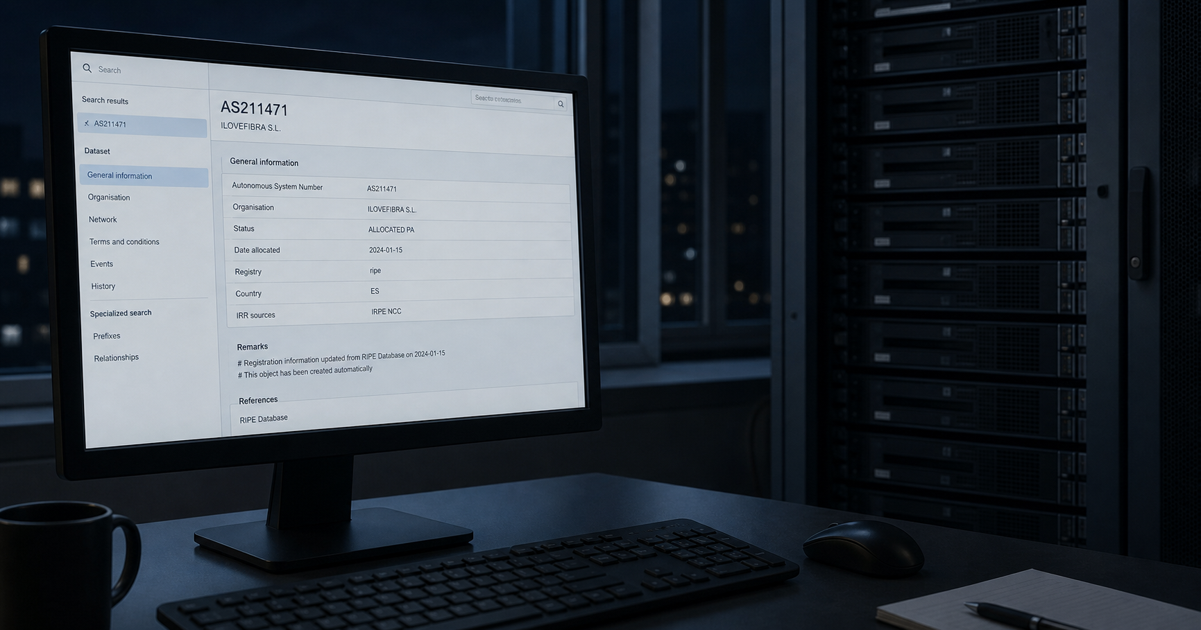 AI-generated editorial image for ASILOVEFIBRA iLoveFibra S.L.