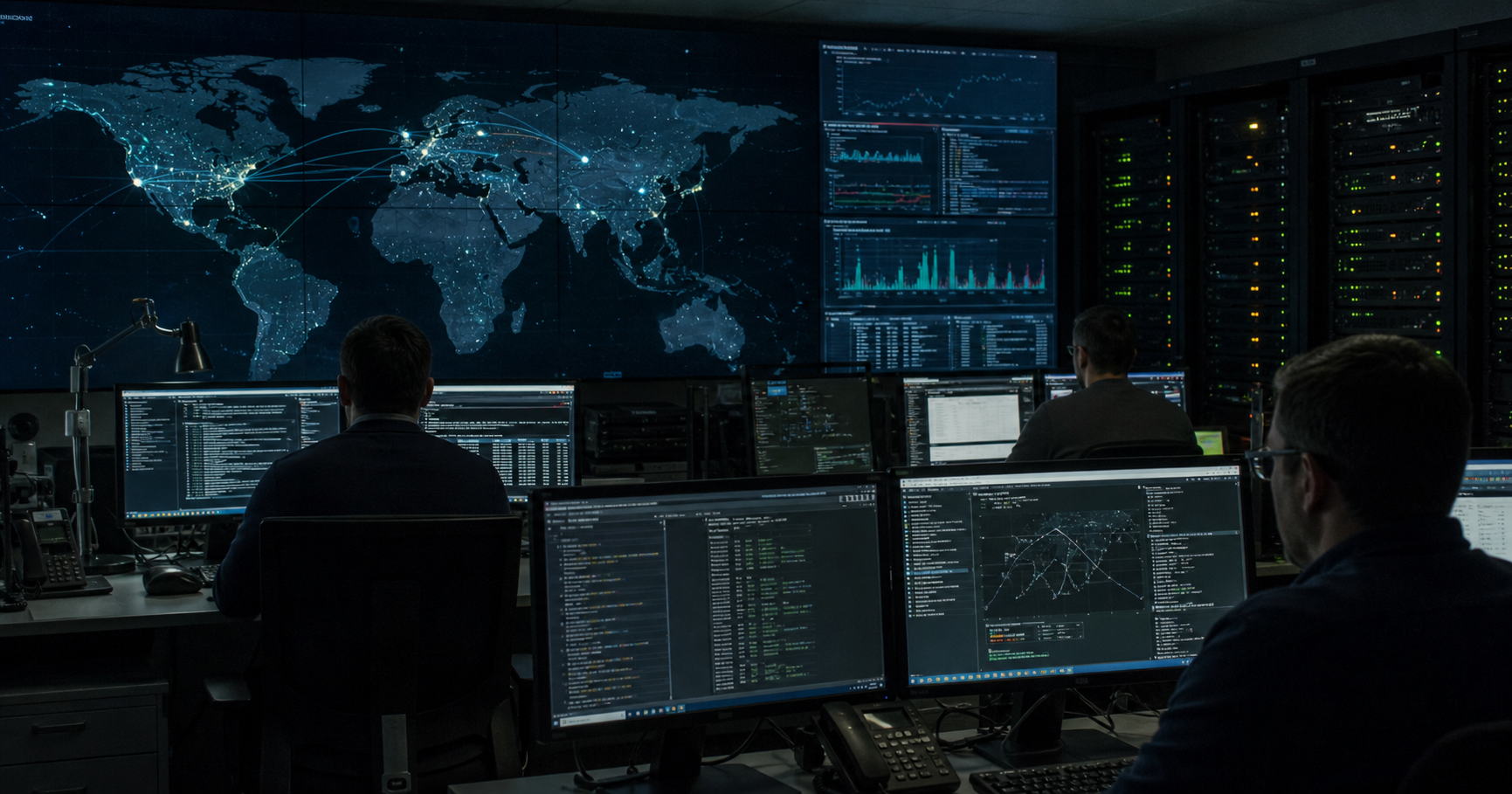 AI-generated editorial image for Sevas JSC Russian Broadcasting and Notification Networks showing the public operating context described by verified sources: The subject holds an internet number resource (AS211382) in the RIPE NCC registry and can manage its WHOIS and routing policy objects.