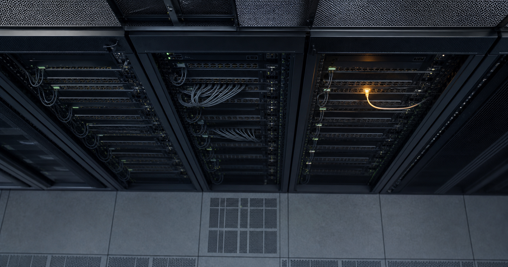 An editorial illustration showing a dormant network node with a single registry entry link, surrounded by empty connections, to convey the uncertain operational status of TRIPLE-INTERACTIVE.