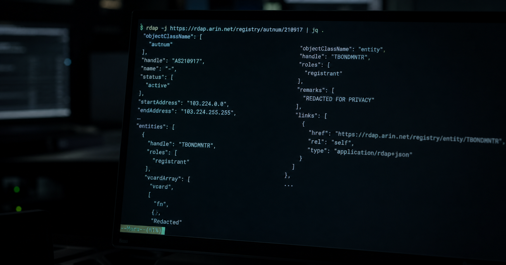 AI-generated editorial image for tbondmntr showing the operating context described by verified sources: The entity functions as a registry-level contact point for administrative and technical queries related to AS210917.