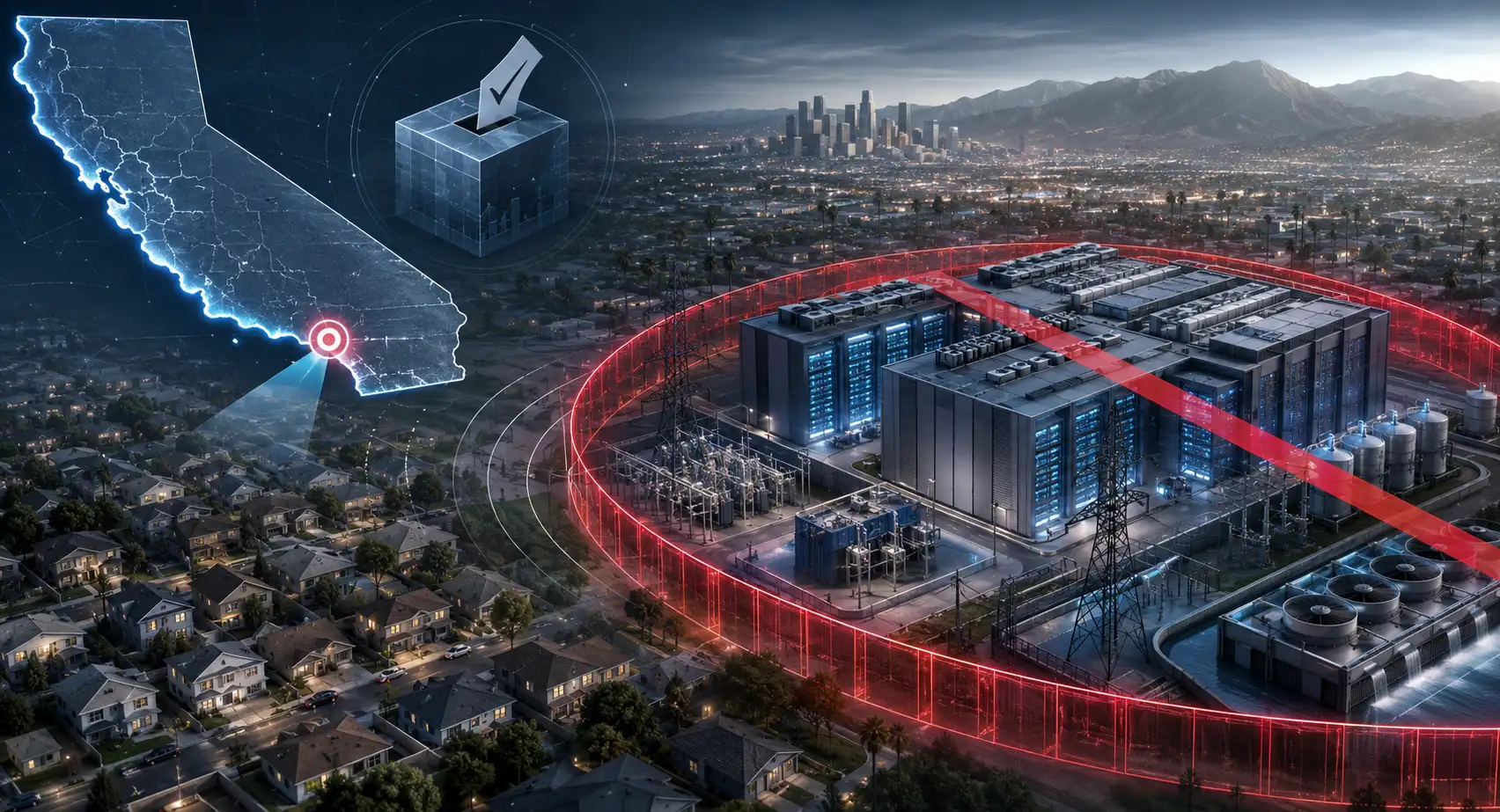 Monterey Park aprueba la primera prohibición de centros de datos en EEUU