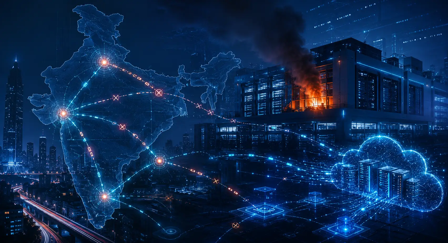 Third-party data centre fire forces Google Cloud outage
