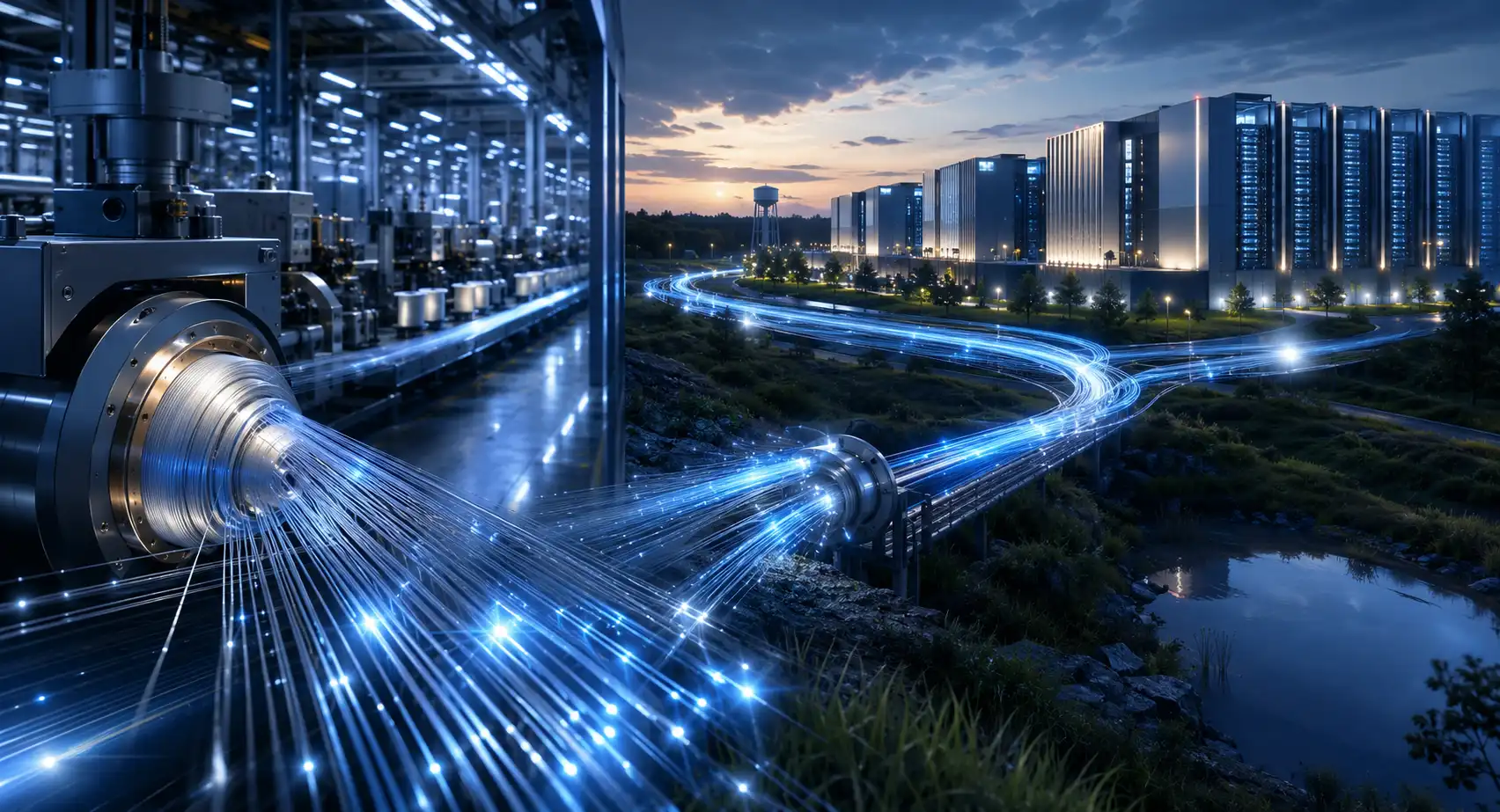 Amazon ties fibre supply to data centres