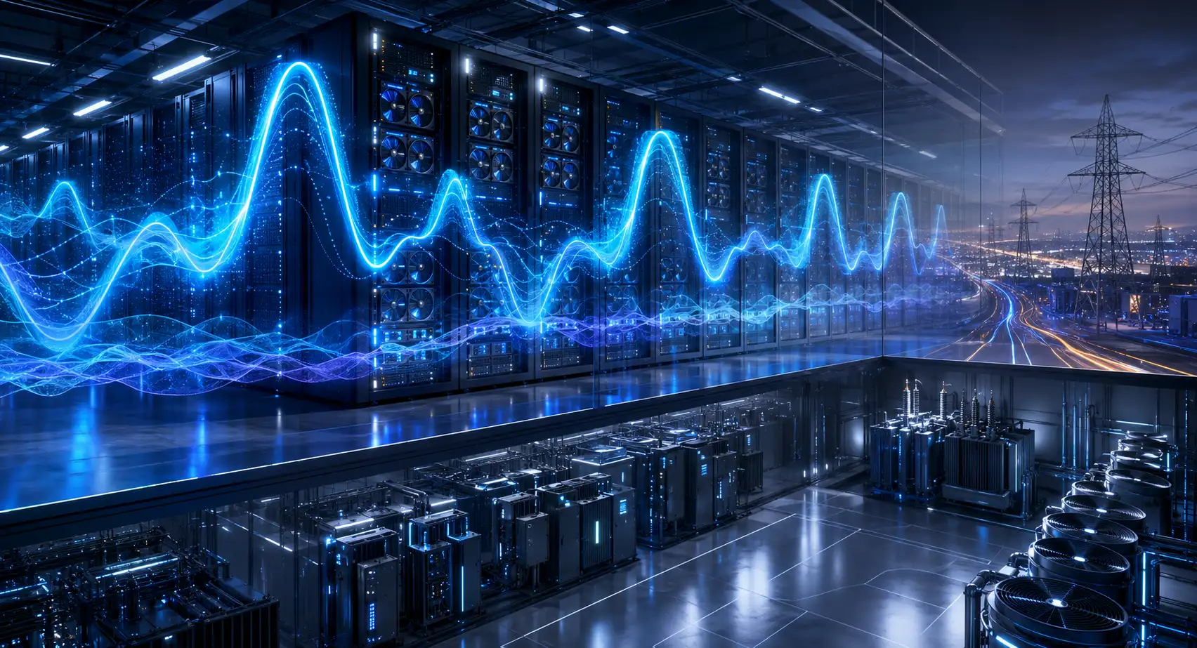 AI workload volatility raises data centre power waste