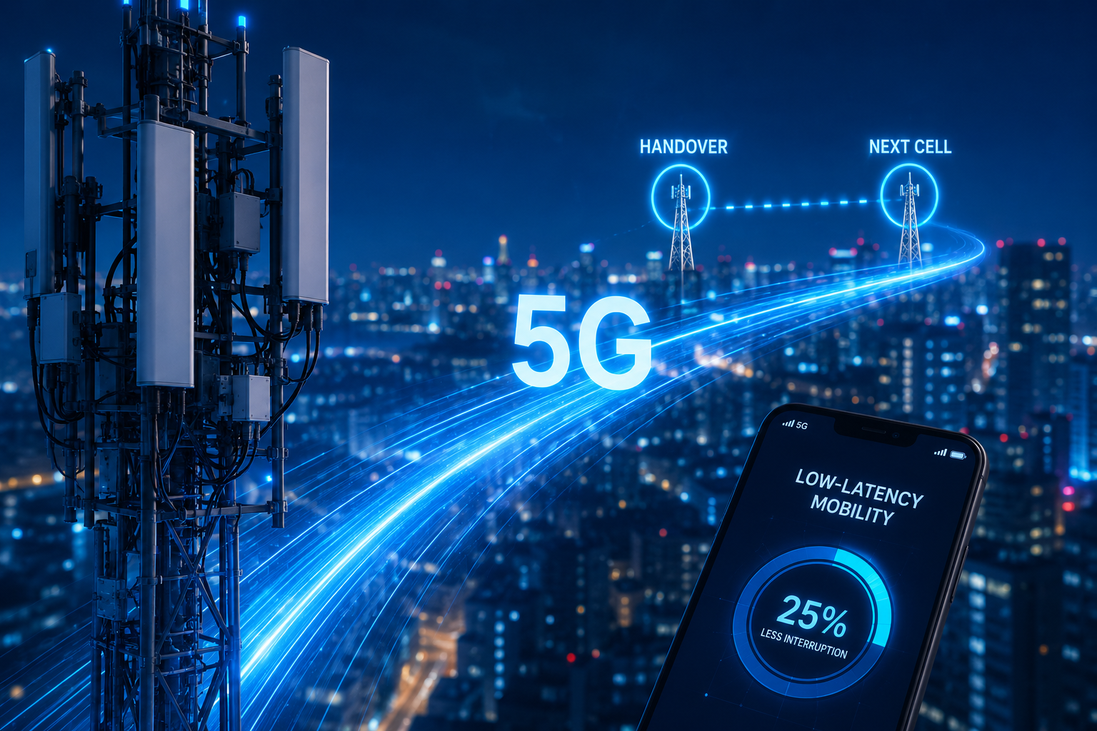 Ericsson y AT&T: prueba reduce un 25% la pérdida de datos en traspasos 5G