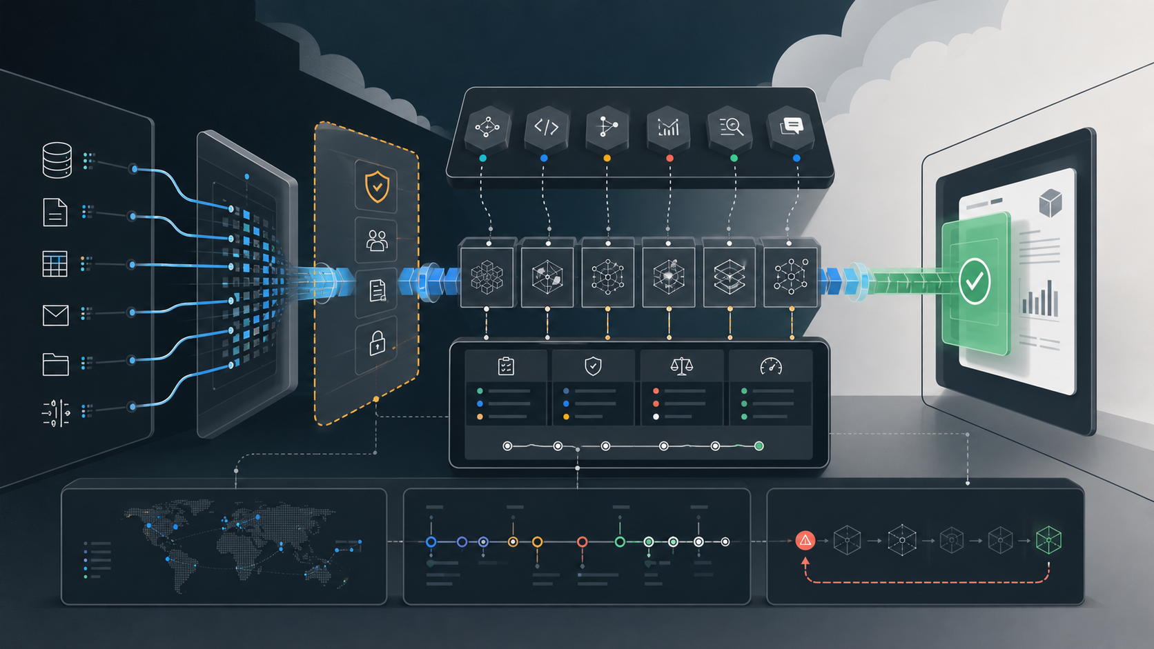 O verdadeiro teste de IA do Google Cloud: o workflow governado após a demonstração