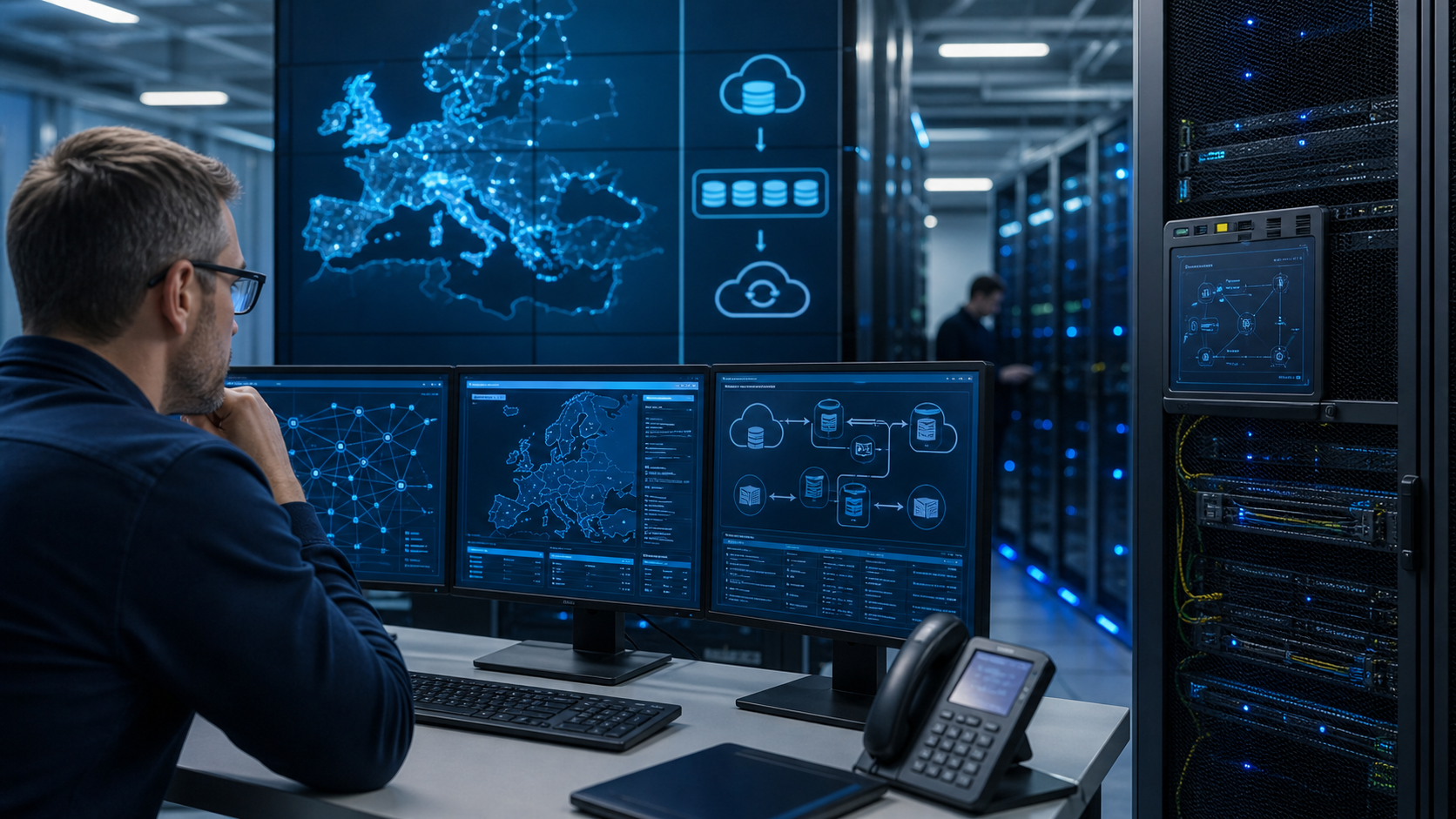 اختبار موقعية Aruba Cloud DE هو سجل تشغيلي