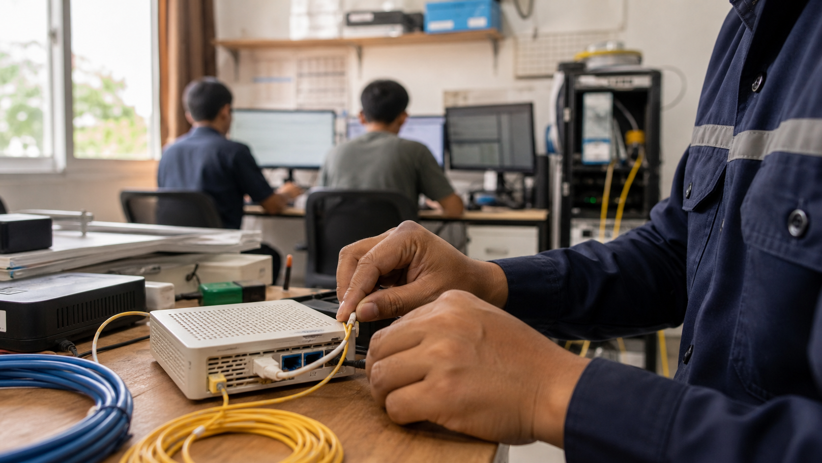PT Netlink Lintas Data と、ローカルネットワーク名の背後にあるルーティング証拠