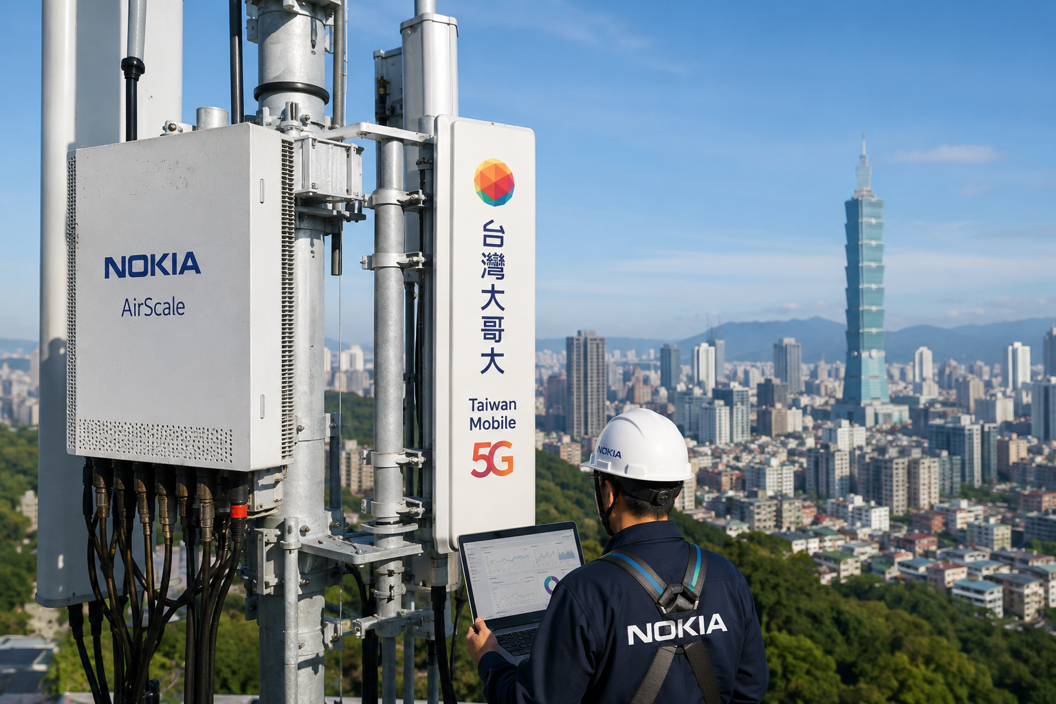 Nokia、Taiwan Mobile の5G 契約を拡大