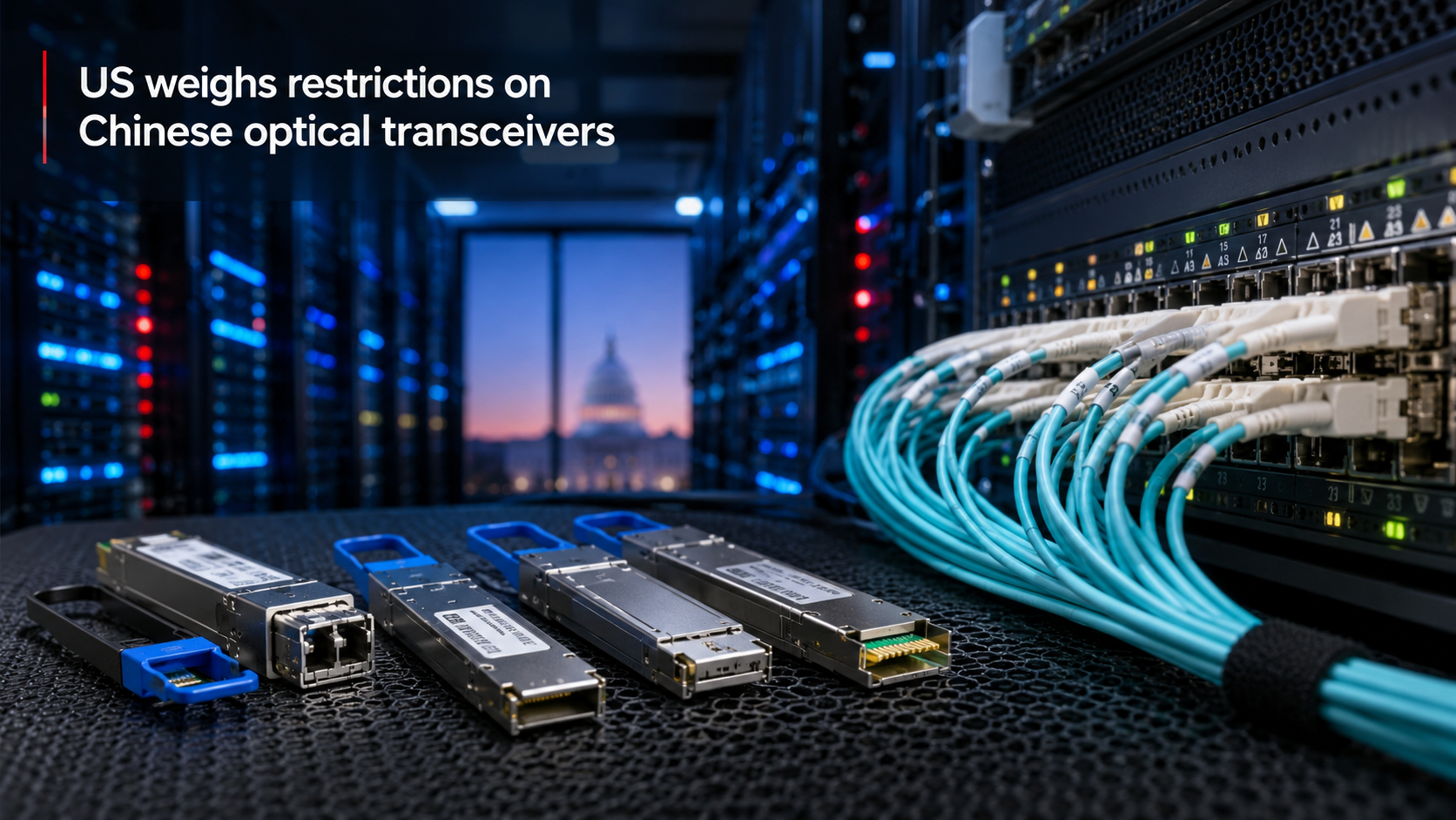 FCC supostamente elabora proibição de novos transceptores ópticos chineses