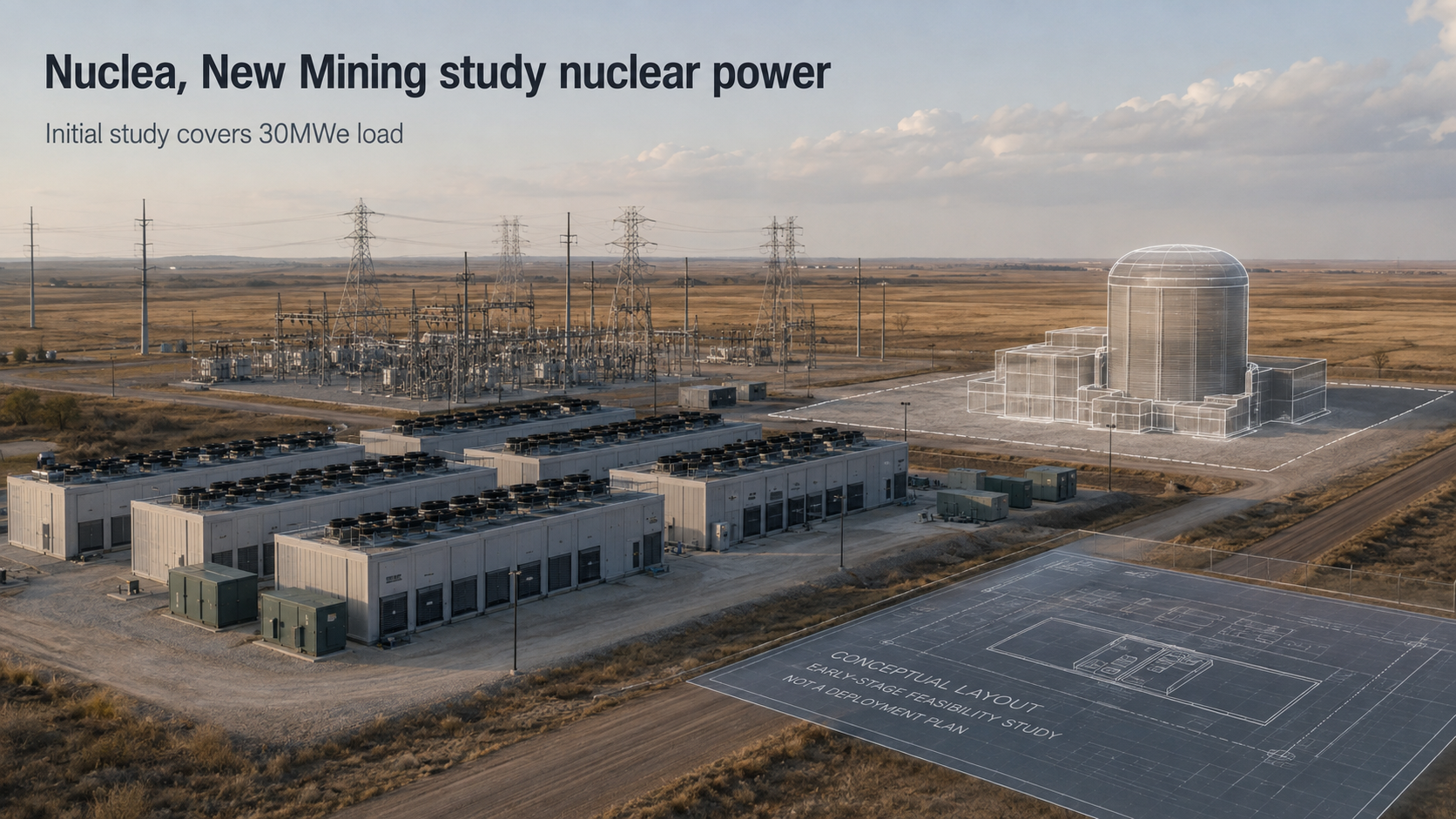 Nuclea et New Mining évaluent des microréacteurs pour centres de données américains