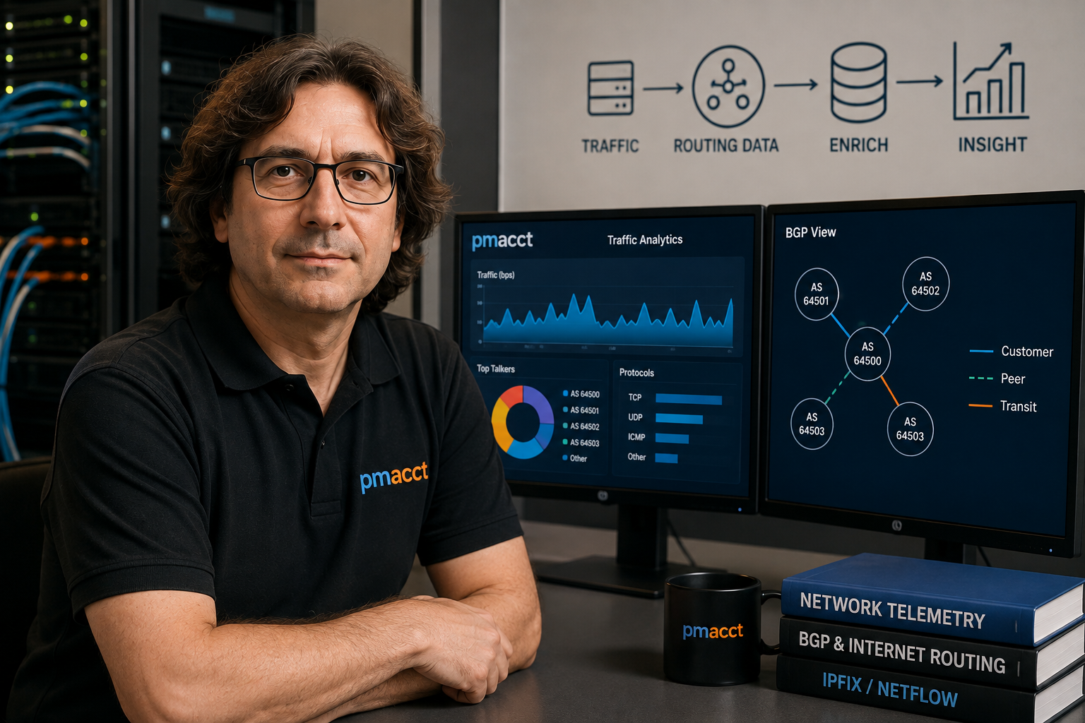 Paolo Lucente が築いた、トラフィックとルーティングデータの結節点