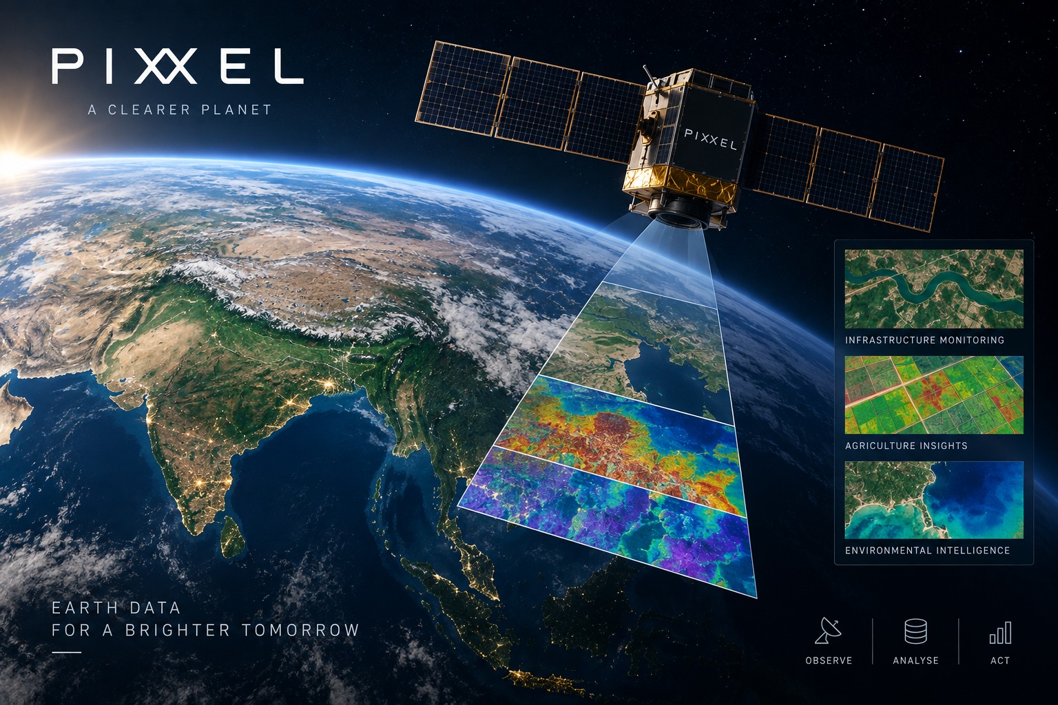 Pixxel、1億ドルのシリーズ C で衛星センシングを拡大