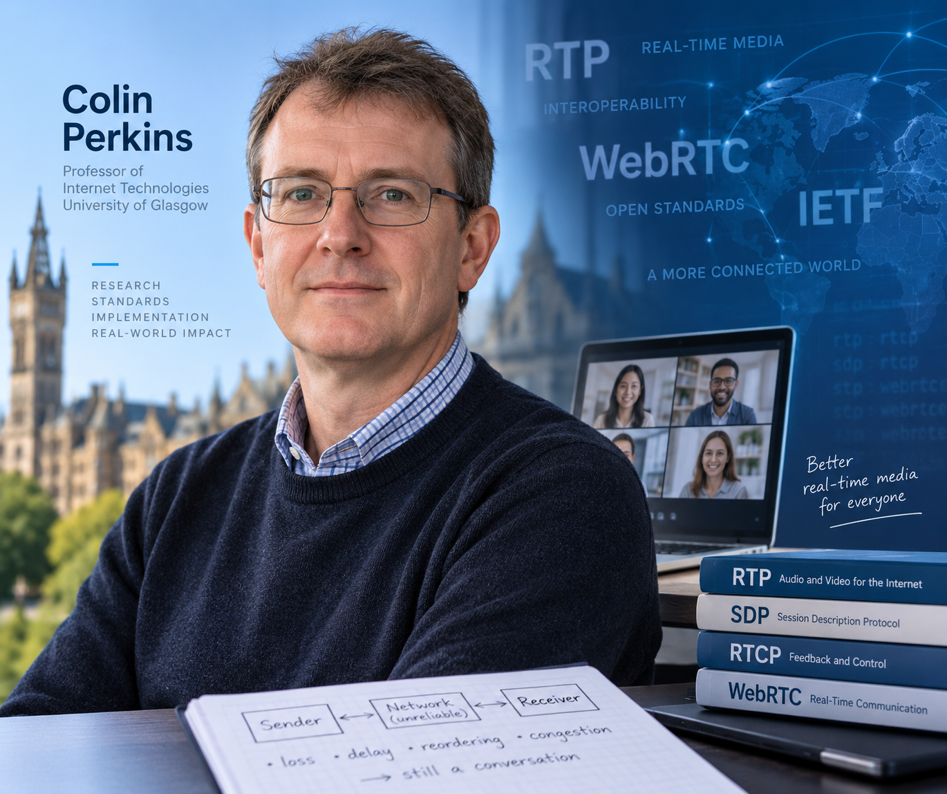 Colin Perkins:インターネットでリアルタイムメディアが共存するまで