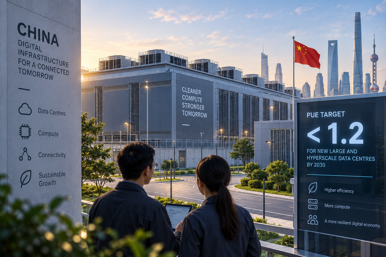 中国、新設データセンターで PUE 1.2未満を目指す