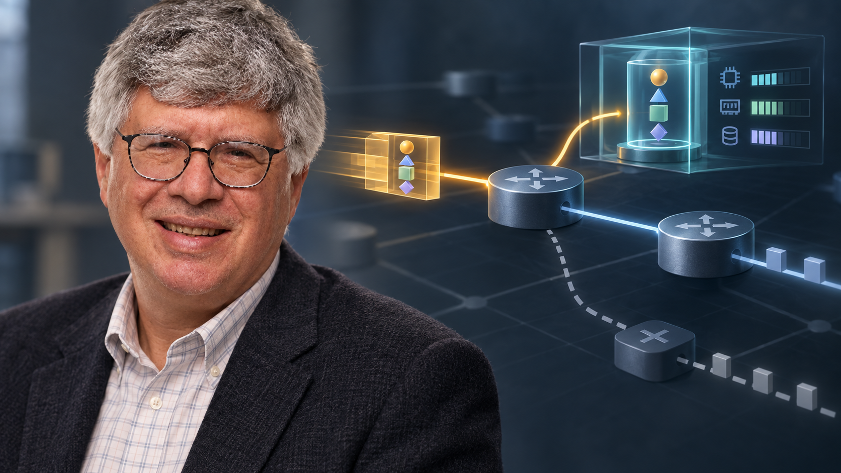 Datensatz David Tennenhouse und das Paket, das den Router um Codeausführung bat öffnen