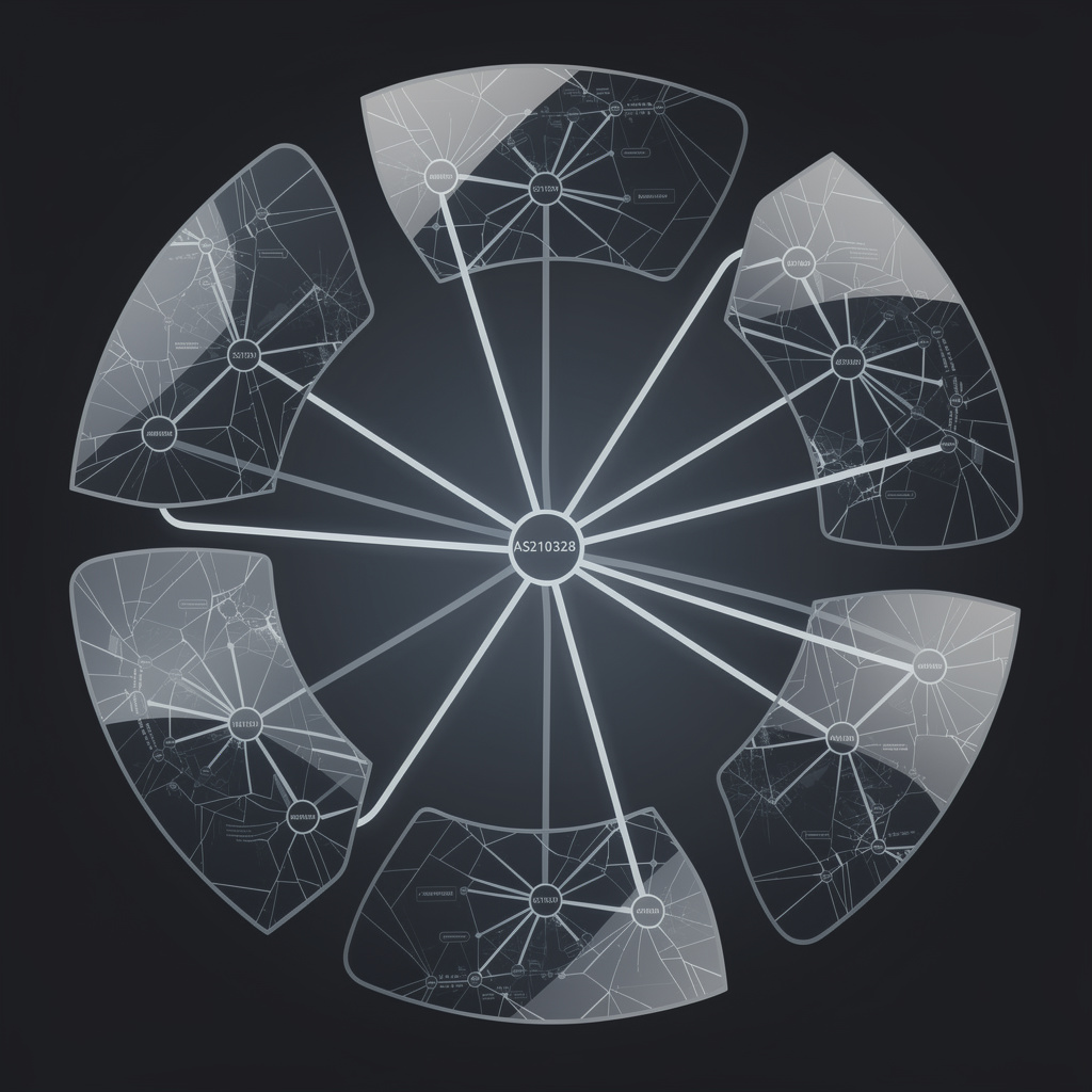 almazcloud.network : quatre miroirs, quatre versions d'un même réseau