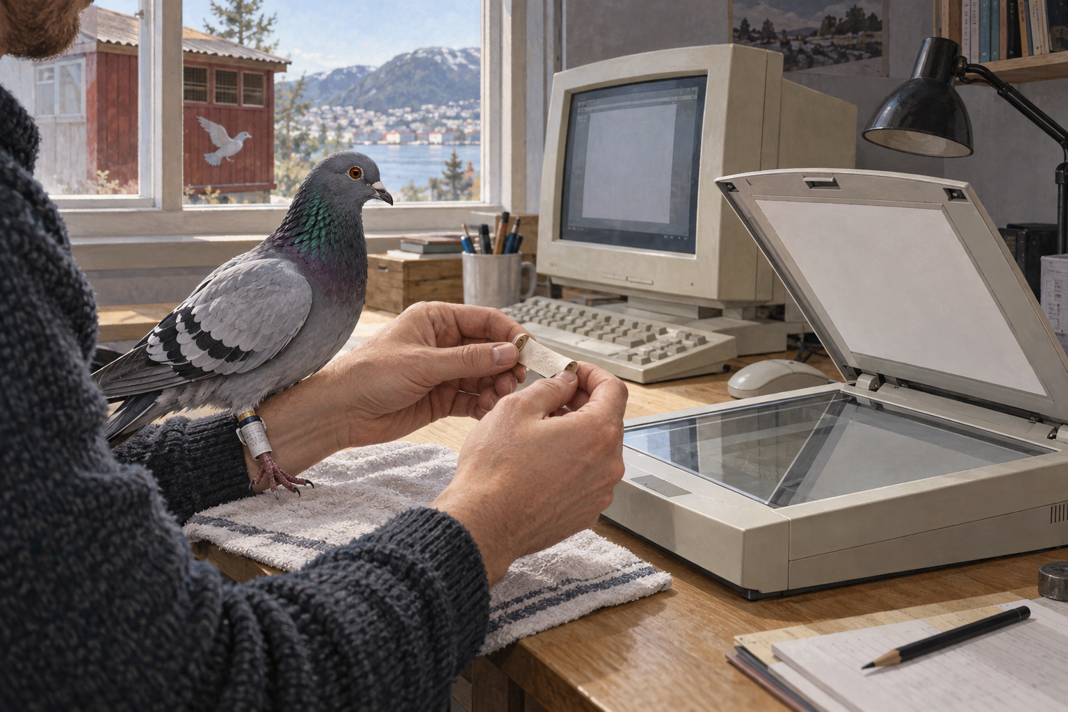 Open Pigeon Returned an IP Packet. A Human Still Had to Finish Delivery: RFC 1149 in Bergen record