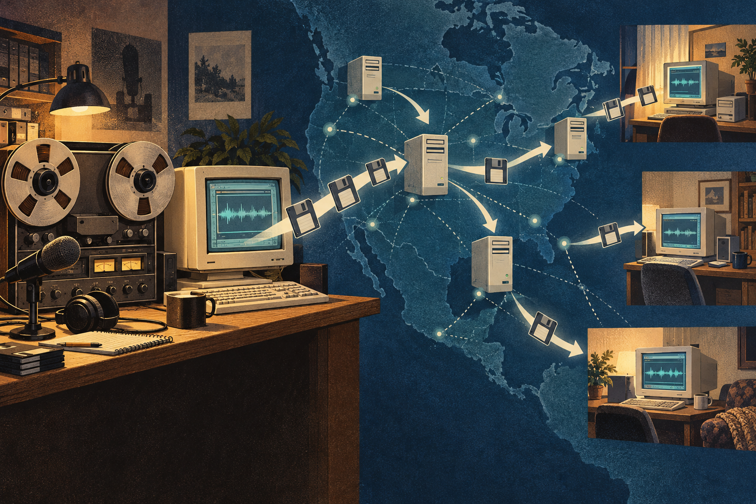 파일로 이동한 라디오 쇼: Internet Talk Radio, 1993 기록 열기