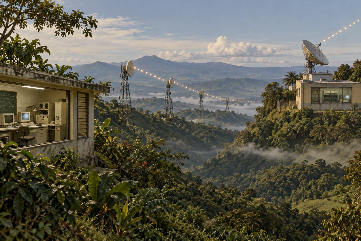 Datensatz Nicaragua erreichte das Internet über Costa Ricas alte Mikrowellenverbindung öffnen