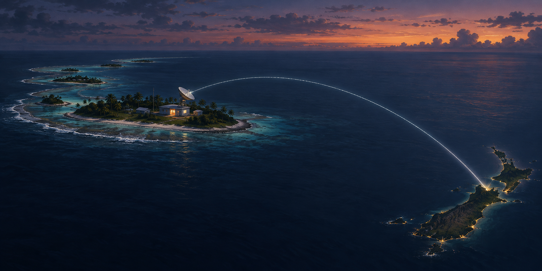Open Tuvalu Set a July Internet Target. The IP Link Worked by October, 1999 record