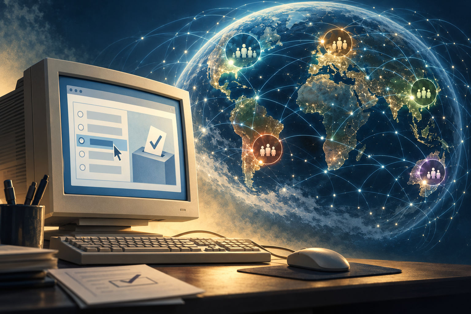Open 34,035 Voters, Five Directors: ICANN’s First At-Large Election, 2000 record