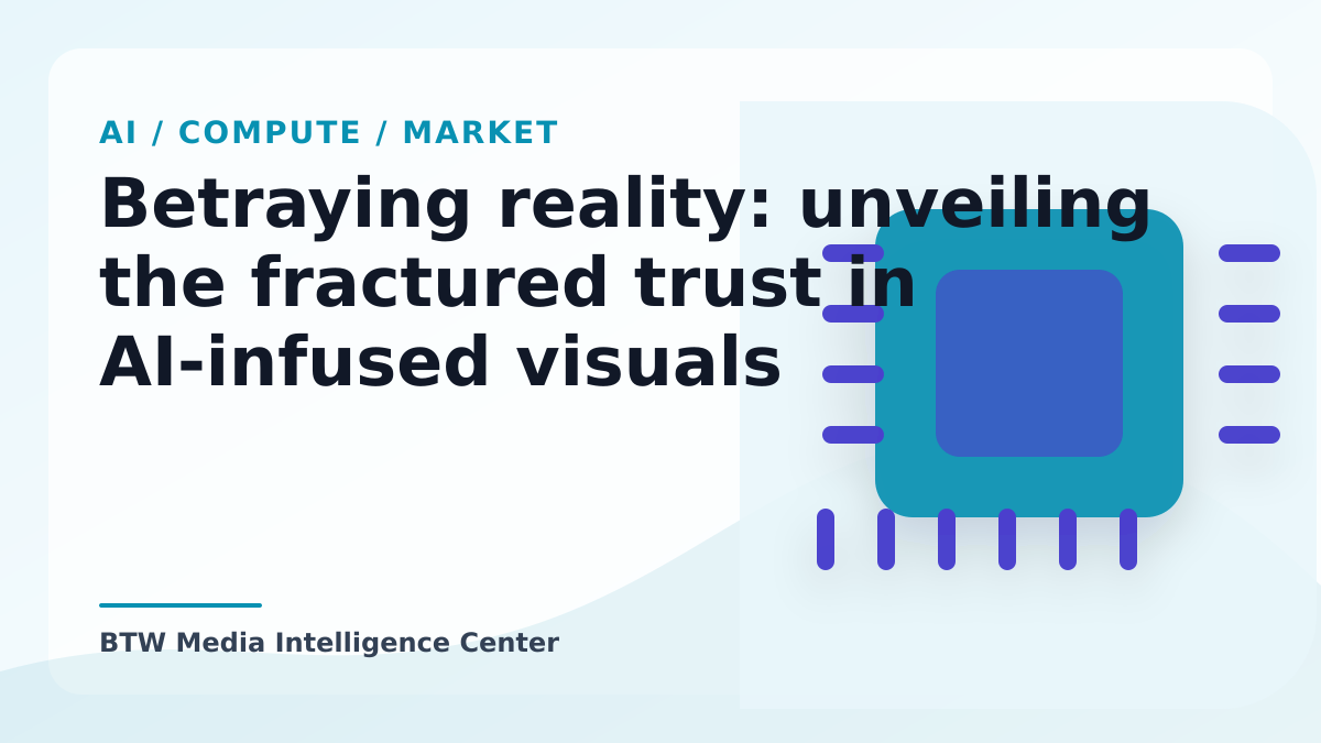 Betraying reality: unveiling the fractured trust in AI-infused visuals