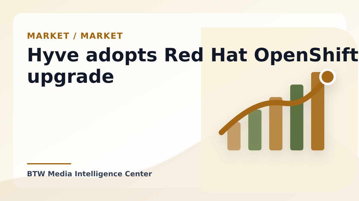 Hyve adopts Red Hat OpenShift upgrade
