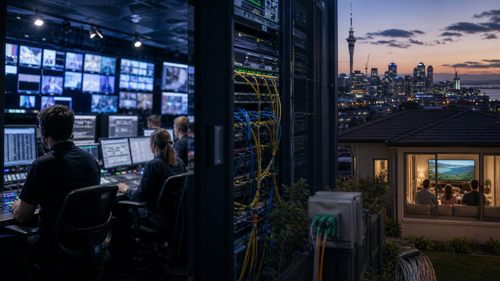 Editorial infrastructure image for Sky Network Television