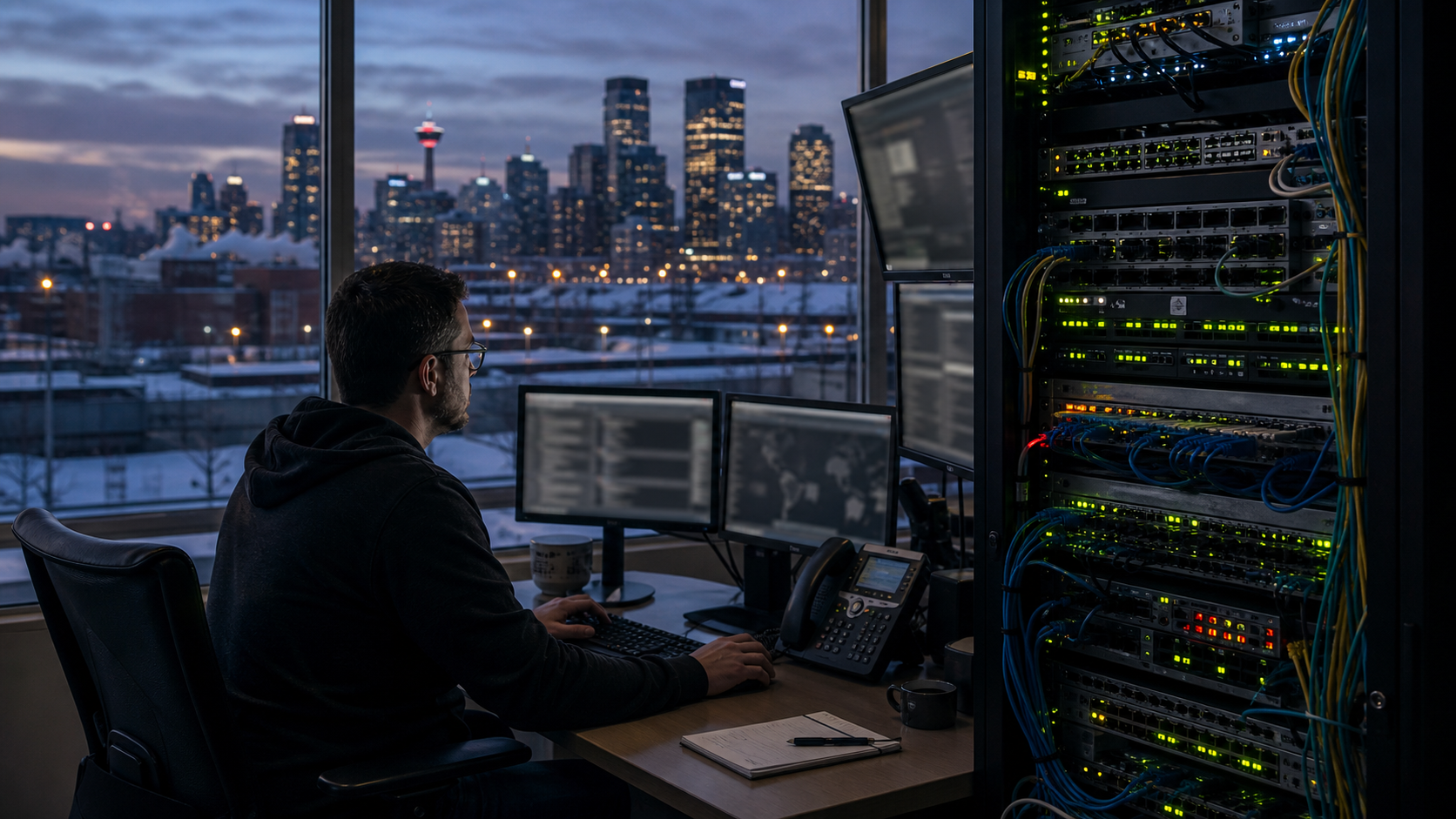Editorial infrastructure image for Smart Communication System