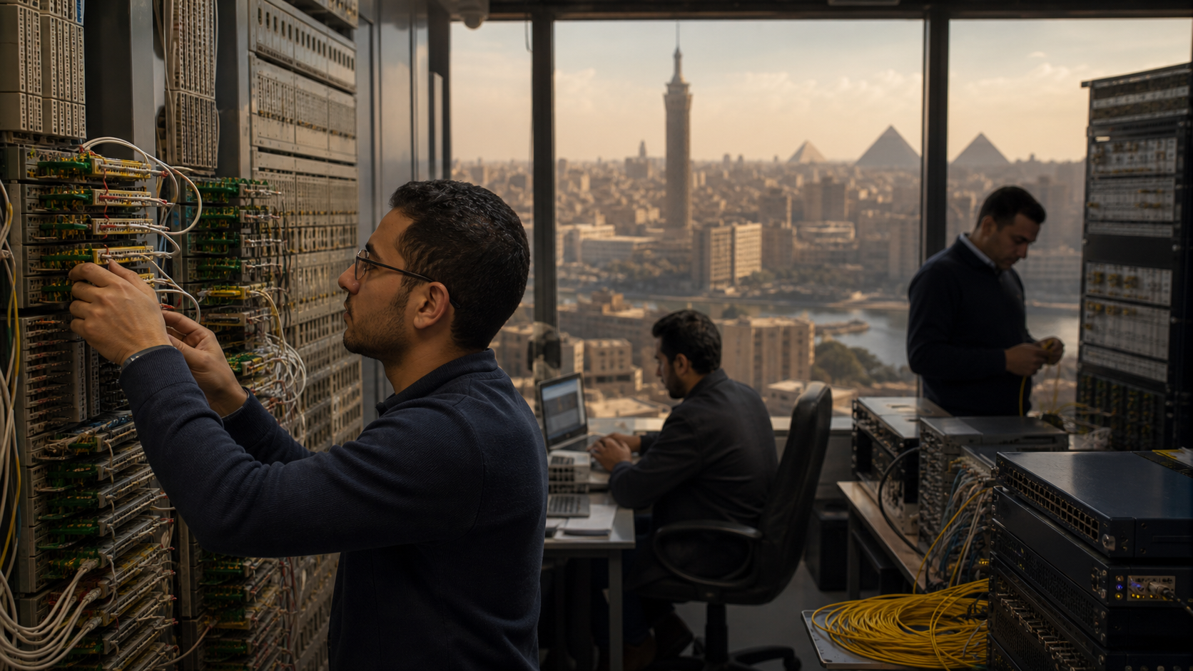 Editorial infrastructure image for EgyNet