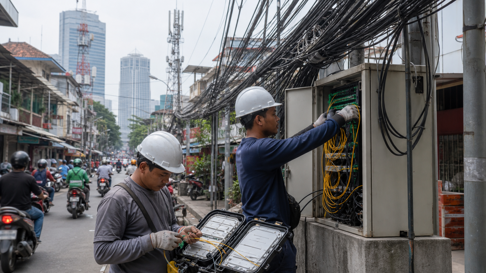 Editorial infrastructure image for Super Media Indonesia