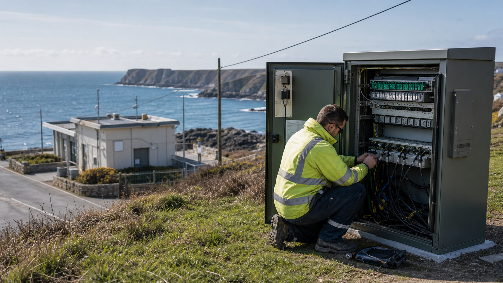 Editorial infrastructure image for Sure Guernsey Ltd