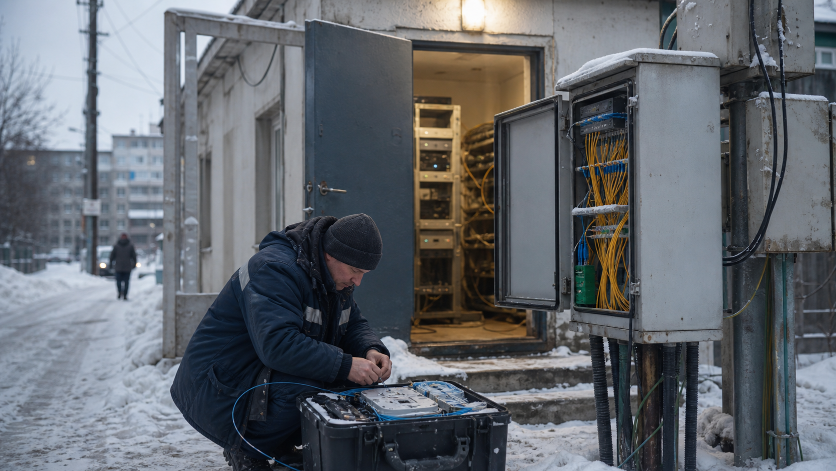 Editorial infrastructure image for Skytel Russia