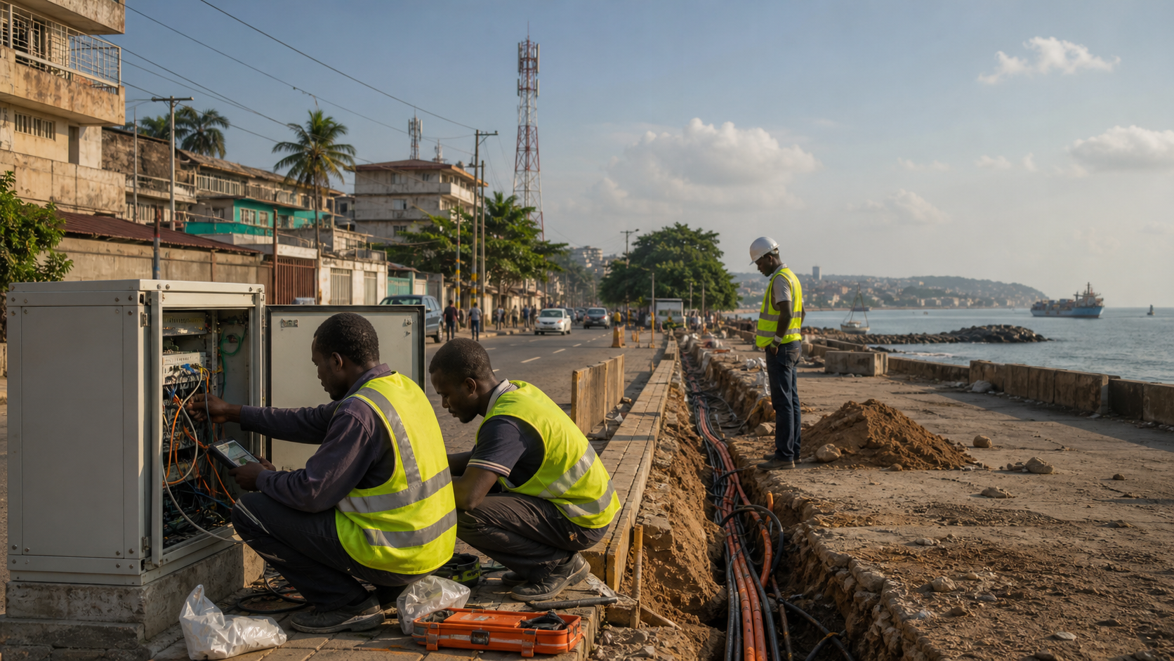 Editorial infrastructure image for Societe Cajutel Guinee