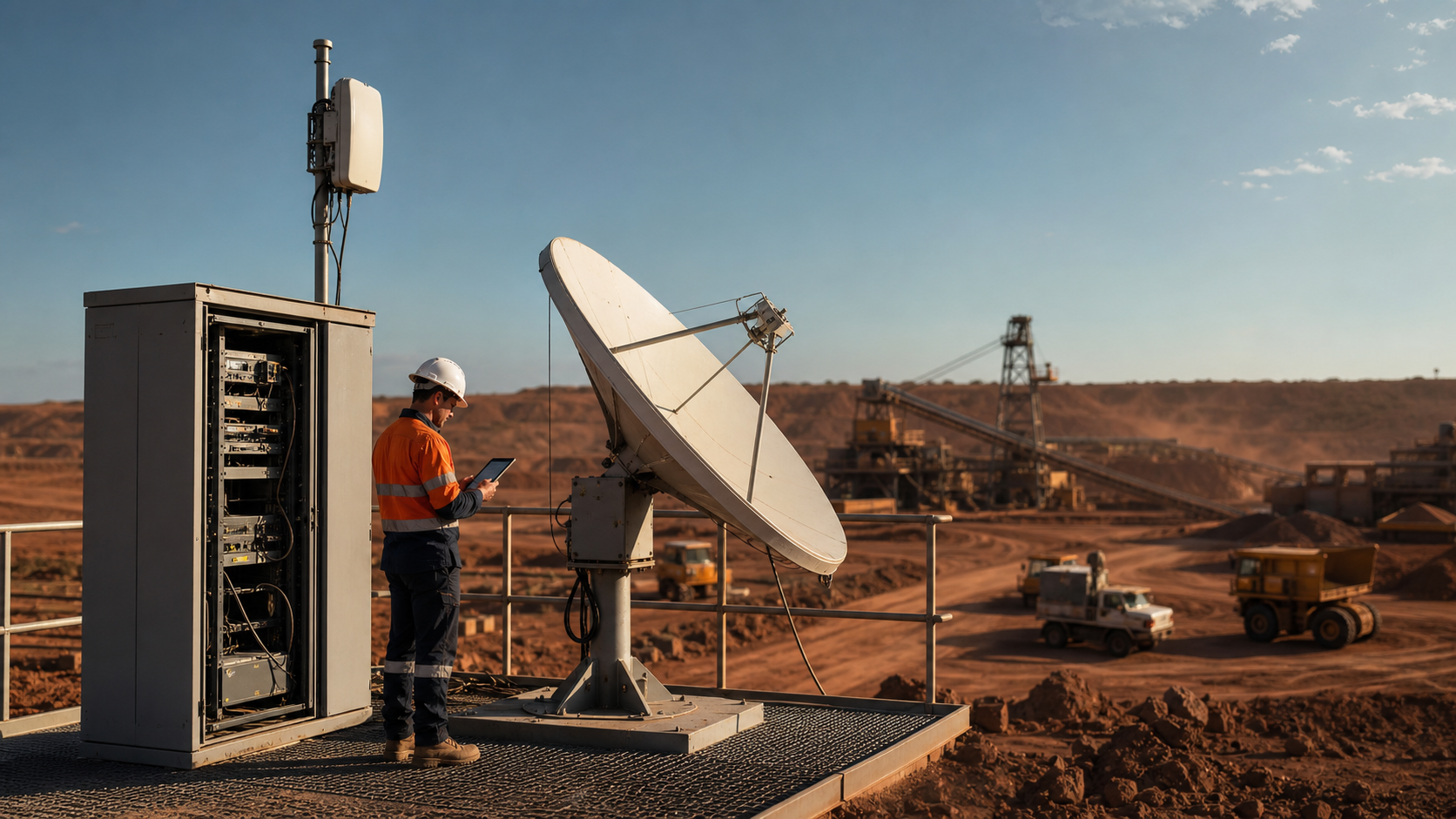 Editorial infrastructure image for SpeedCast Australia