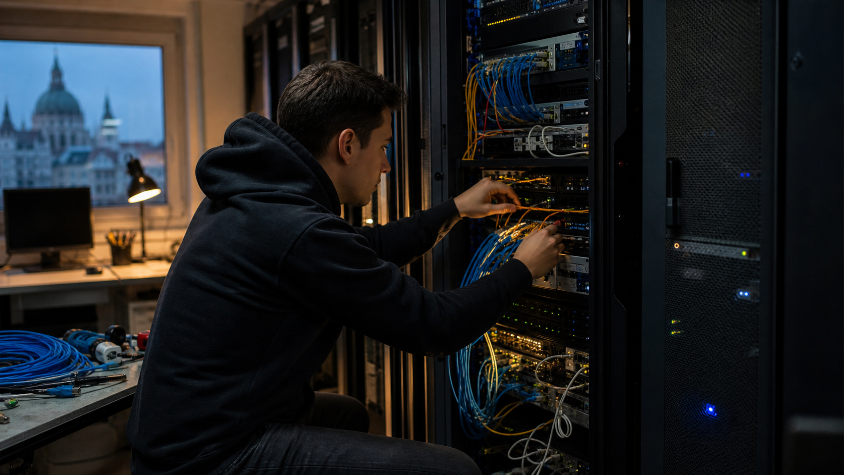 Editorial infrastructure image for Sybell Informatika