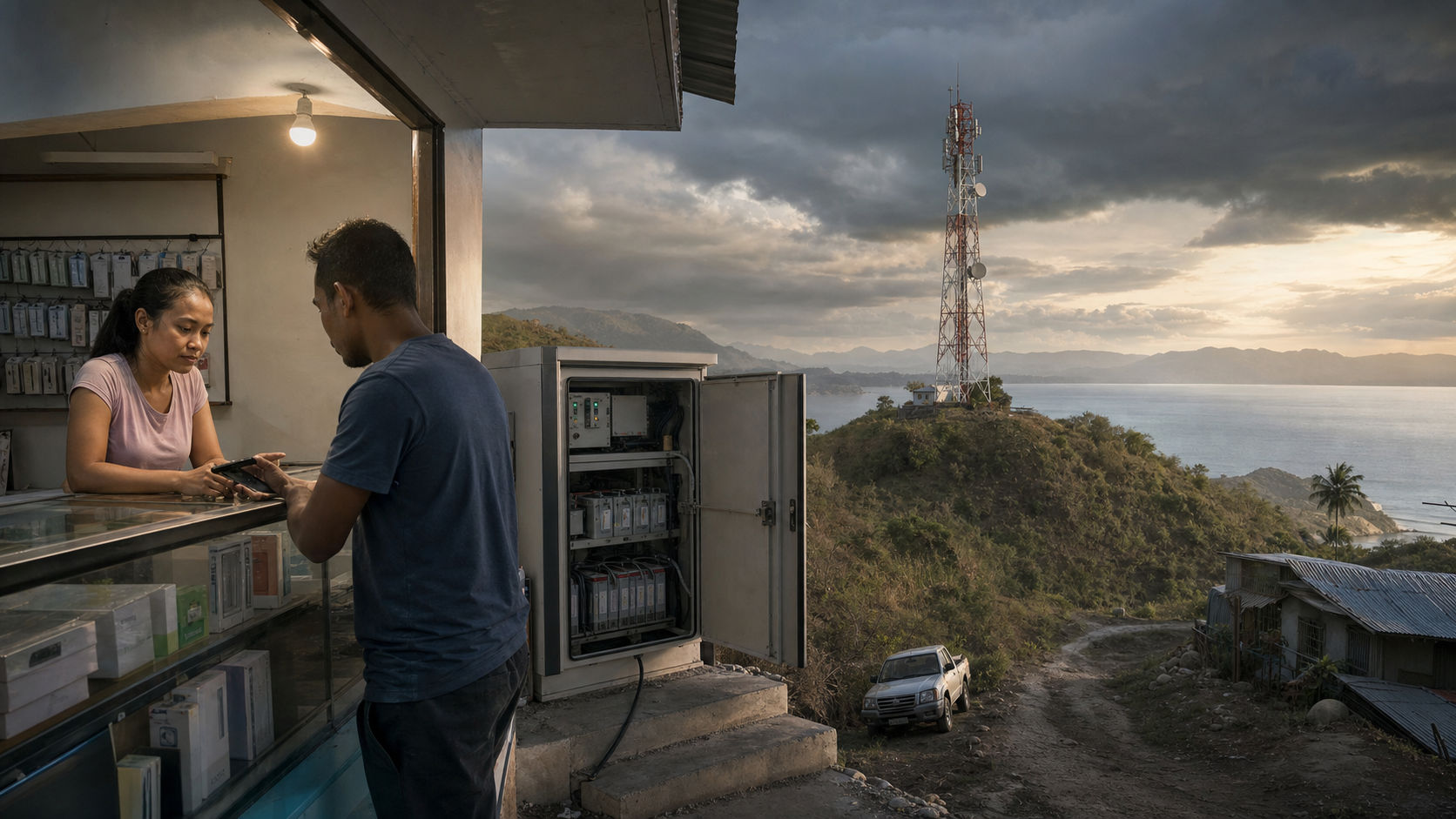 Editorial infrastructure image for Telkomcel