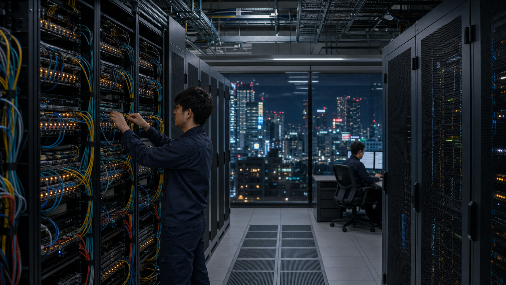 Editorial infrastructure image for AT&T IDC Tokyo