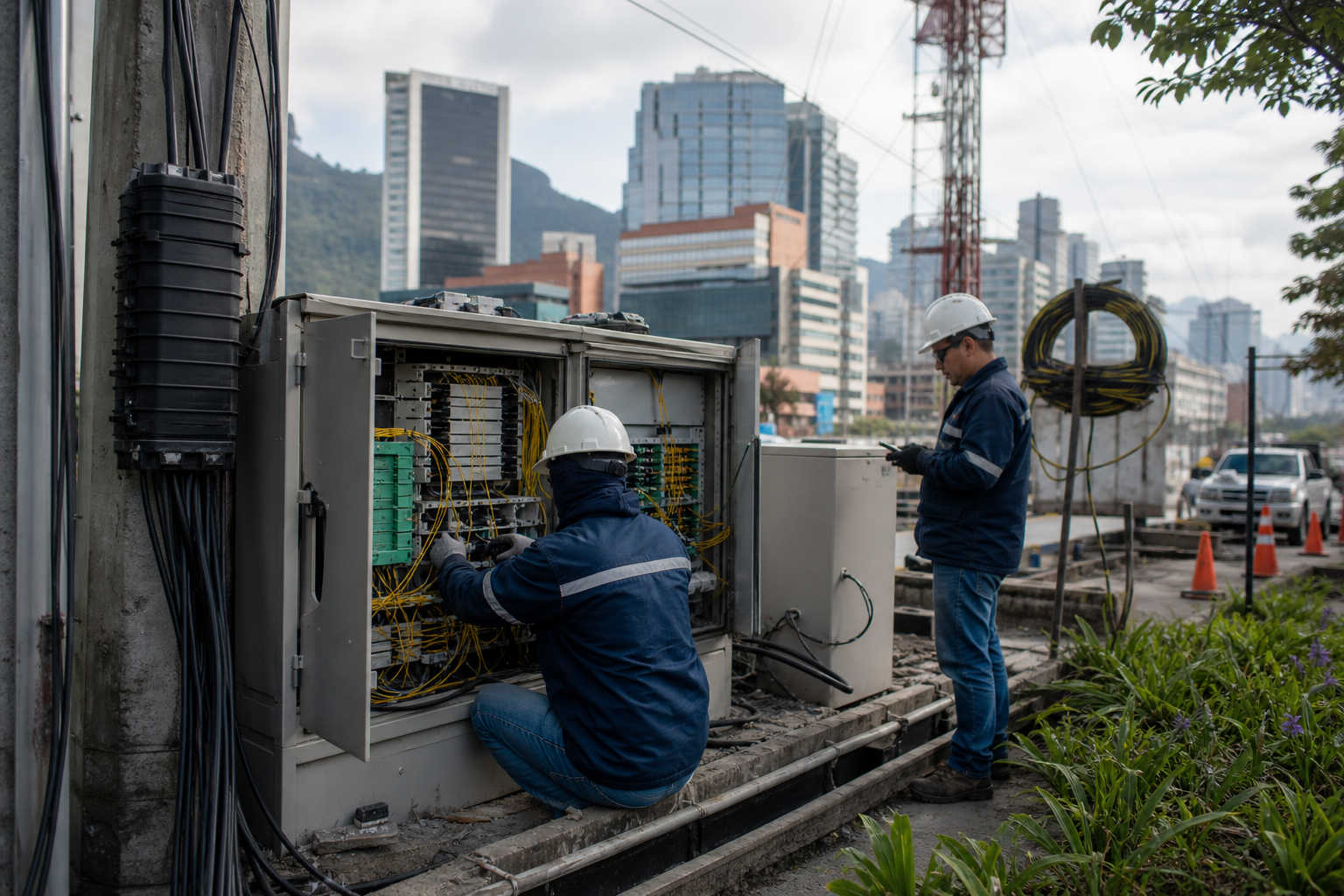 Ufinet Colombie et la marge de la fibre de gros sous la croissance du haut débit de détail