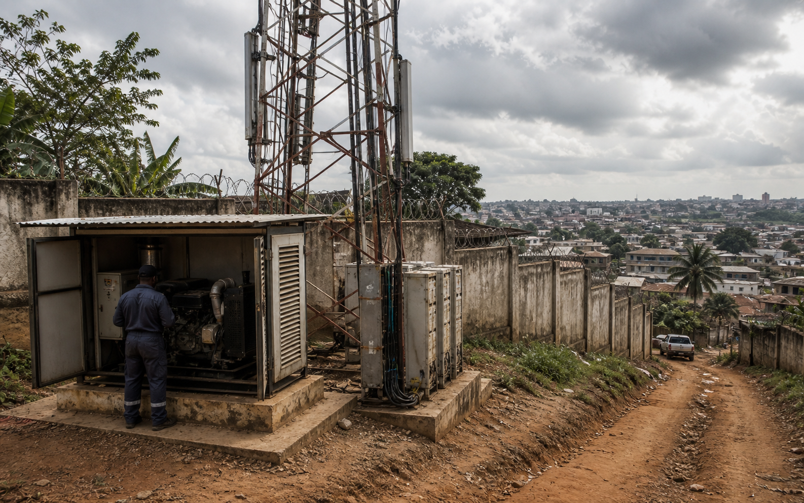 Orange Centrafrique et le prix de maintenir une tour en service