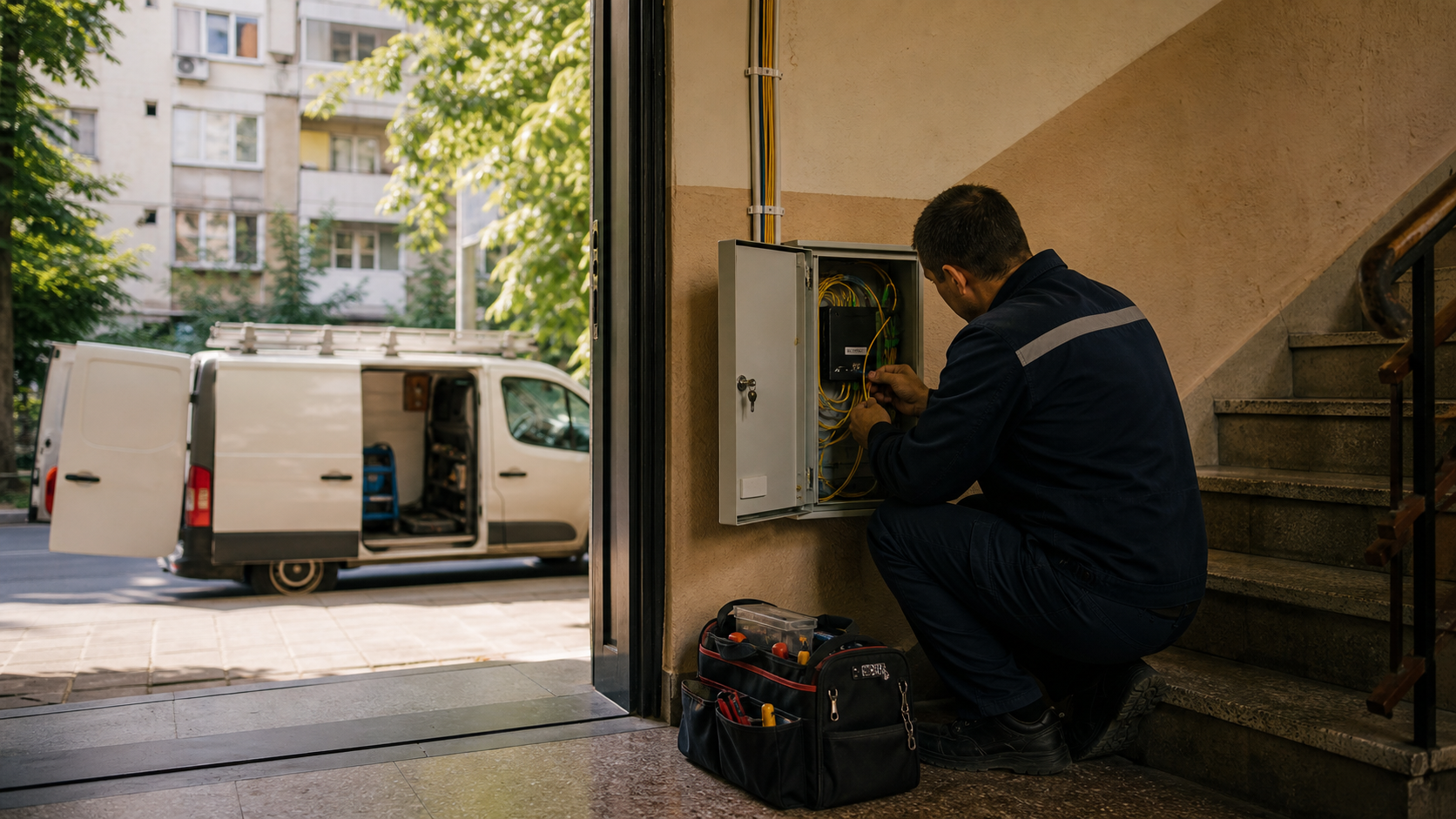ApoloNET y el paquete de fibra búlgaro: precio por escaleras, no por ancho de banda