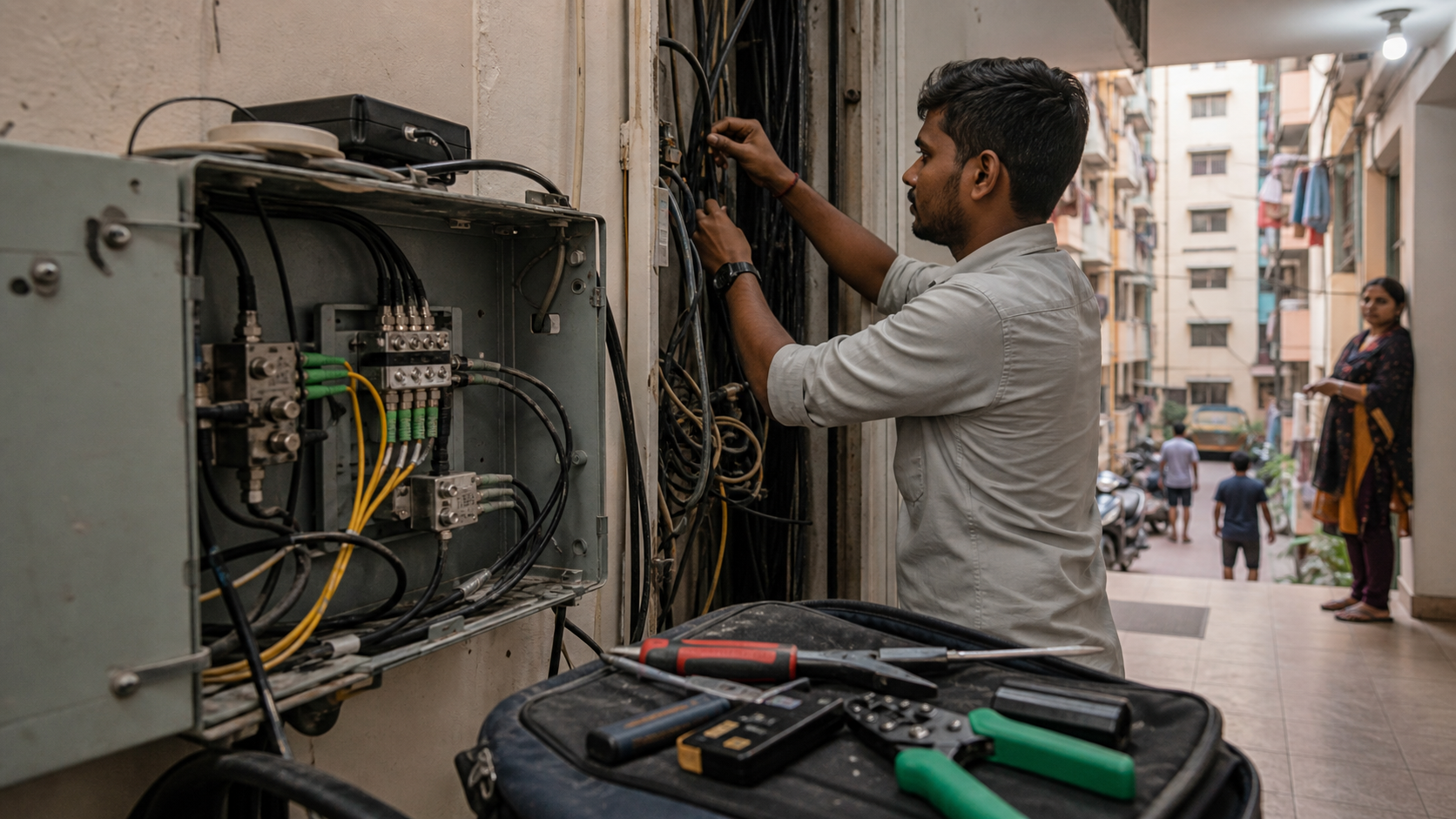 Editorial infrastructure image for Siti Cable Network Limited